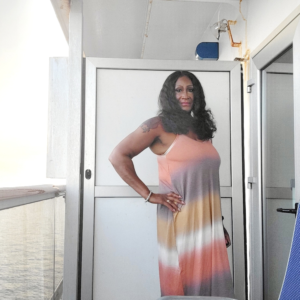 Multi color maxie dress